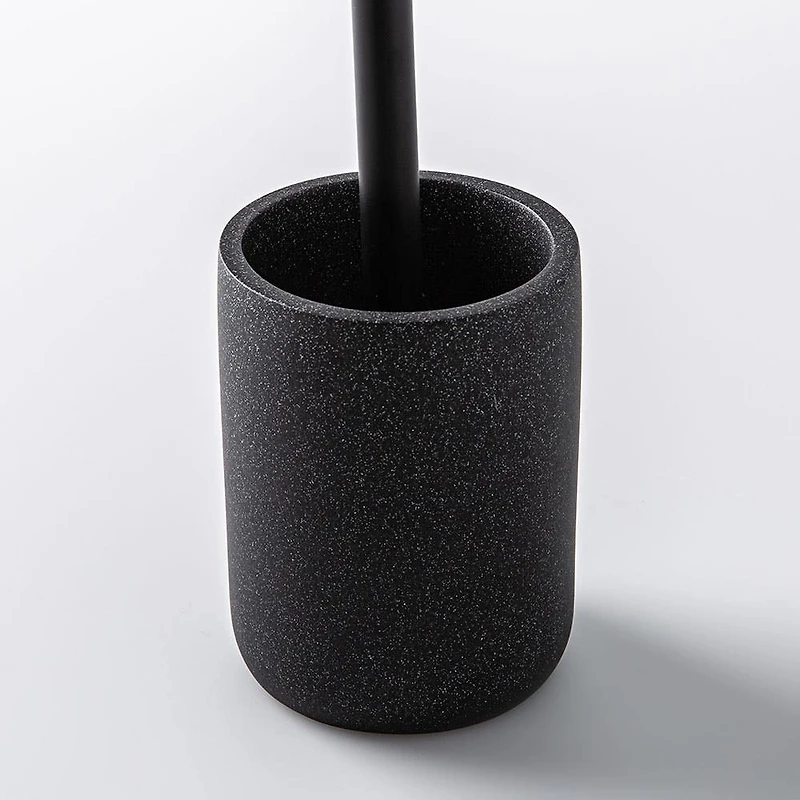 KSP Blackstone Speckle Resin Toilet Brush (Black)