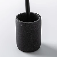 KSP Blackstone Speckle Resin Toilet Brush (Black)