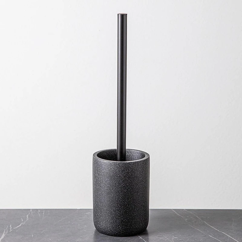 KSP Blackstone Speckle Resin Toilet Brush (Black)