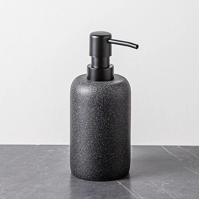 KSP Blackstone Speckle Resin Soap Pump (Black)
