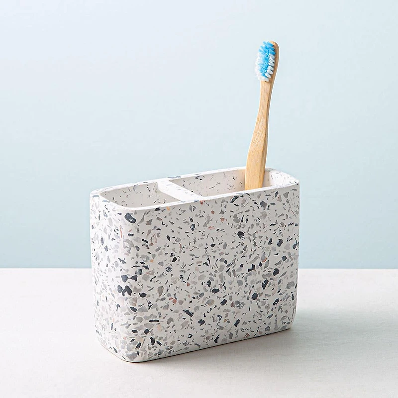 KSP Terrazzo Concrete Toothbrush Holder
