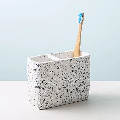 KSP Terrazzo Concrete Toothbrush Holder