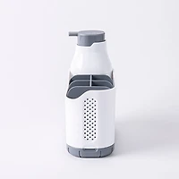 KSP Tidysink Soap Pump & Caddy Organizer (White/Grey)