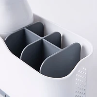 KSP Tidysink Soap Pump & Caddy Organizer (White/Grey)