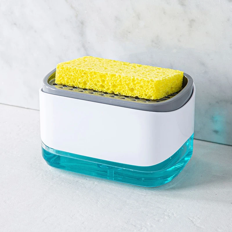 KSP Tidysink with Sponge Soap Dispensing Sponge Holder