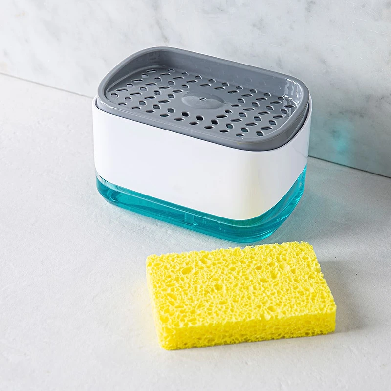 KSP Tidysink with Sponge Soap Dispensing Sponge Holder