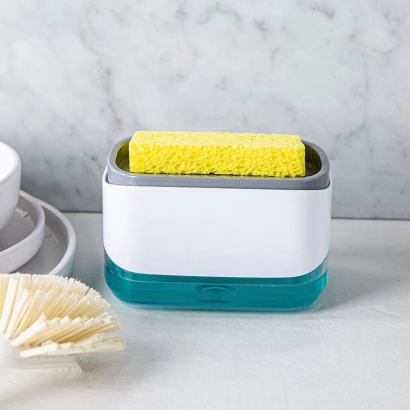 KSP Tidysink with Sponge Soap Dispensing Sponge Holder