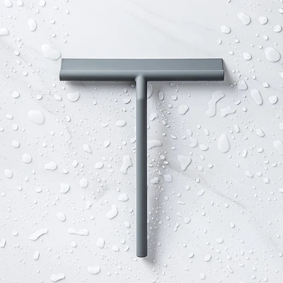 KSP Pure Shine Silicone Squeegee with Holder (Grey)