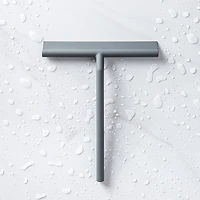 KSP Pure Shine Silicone Squeegee with Holder (Grey)