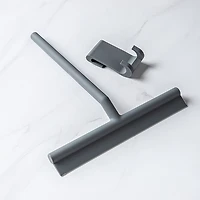 KSP Pure Shine Silicone Squeegee with Holder (Grey)