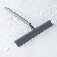 KSP Pure Shine Silicone Squeegee with Holder (Grey)
