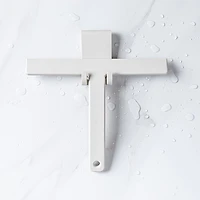 KSP Squeeky Silicone Squeegee with Holder (White)
