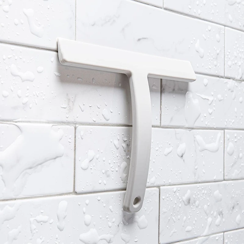 KSP Squeeky Silicone Squeegee with Holder (White)