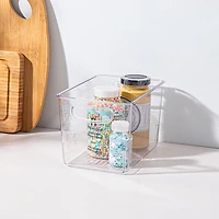 KSP Clearly Organized Storage Tote Bin (8x5.5x5")
