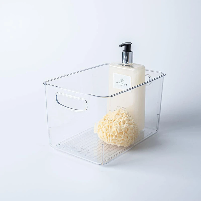 KSP Clearly Organized Storage Tote Bin (9.6x6.6x5.4")