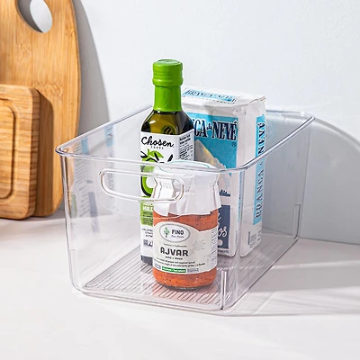 KSP Clearly Organized Storage Tote Bin (11.4x7.8x5.9")