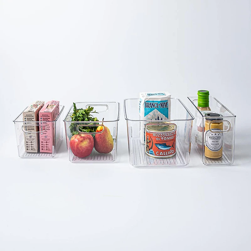 KSP Clearly Organized Storage Tote Bin (10.2x3.8x6")