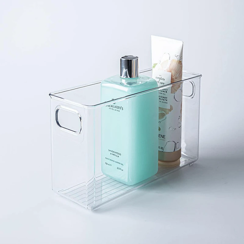 KSP Clearly Organized Storage Tote Bin (10.2x3.8x6")