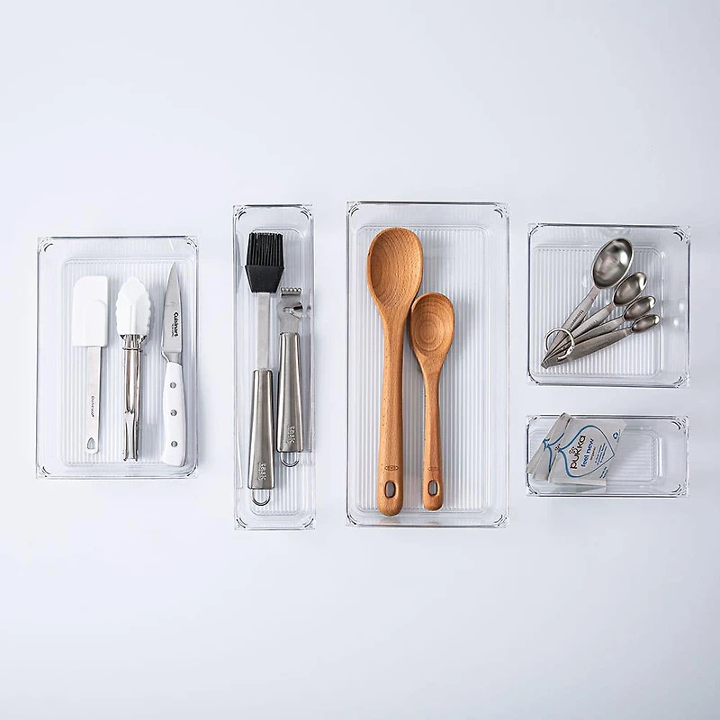 KSP Clearly Organized Storage Drawer Bin (9x6x2")