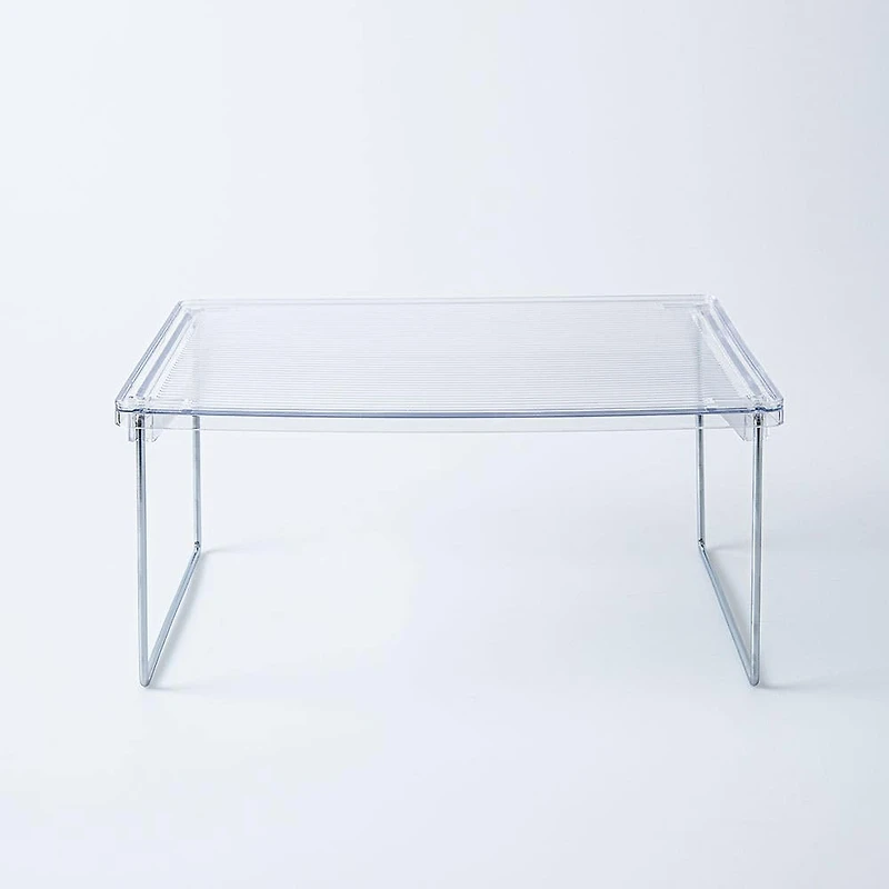 KSP Clearly Organized Stackable Folding Shelf (12x10x5.7")