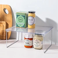 KSP Clearly Organized Stackable Folding Shelf (12x10x5.7")
