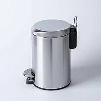 KSP Luna Soft-Close Moon Cover Step Garbage Can 3L (Stainless Steel)