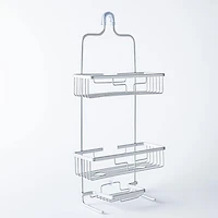 KSP Aquastor Rust-Free Aluminum Shower Caddy 3-Tier (Silver)