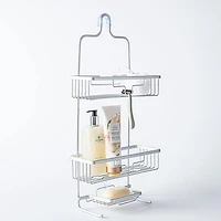 KSP Aquastor Rust-Free Aluminum Shower Caddy 3-Tier (Silver)