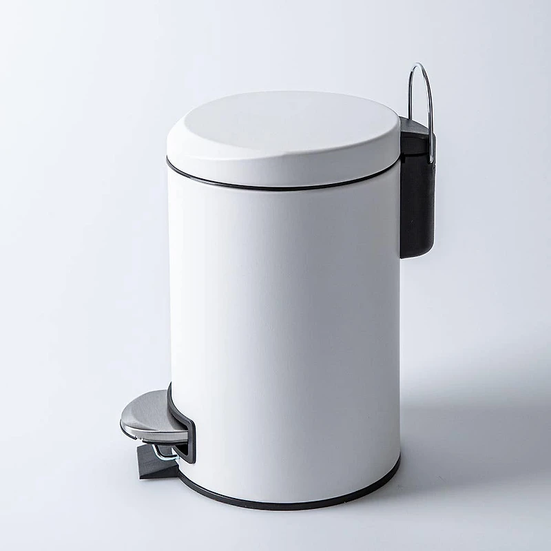 KSP Luna Soft-Close Moon Cover Step Garbage Can 3L