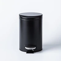 KSP Luna Soft-Close Moon Cover Step Garbage Can 3L (Black)