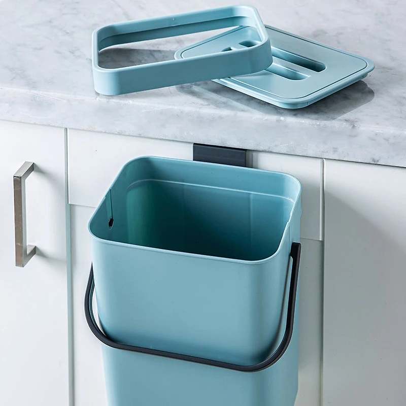 KSP Eco-Hub Hanging Plastic 5l Compost Bin (Blue)