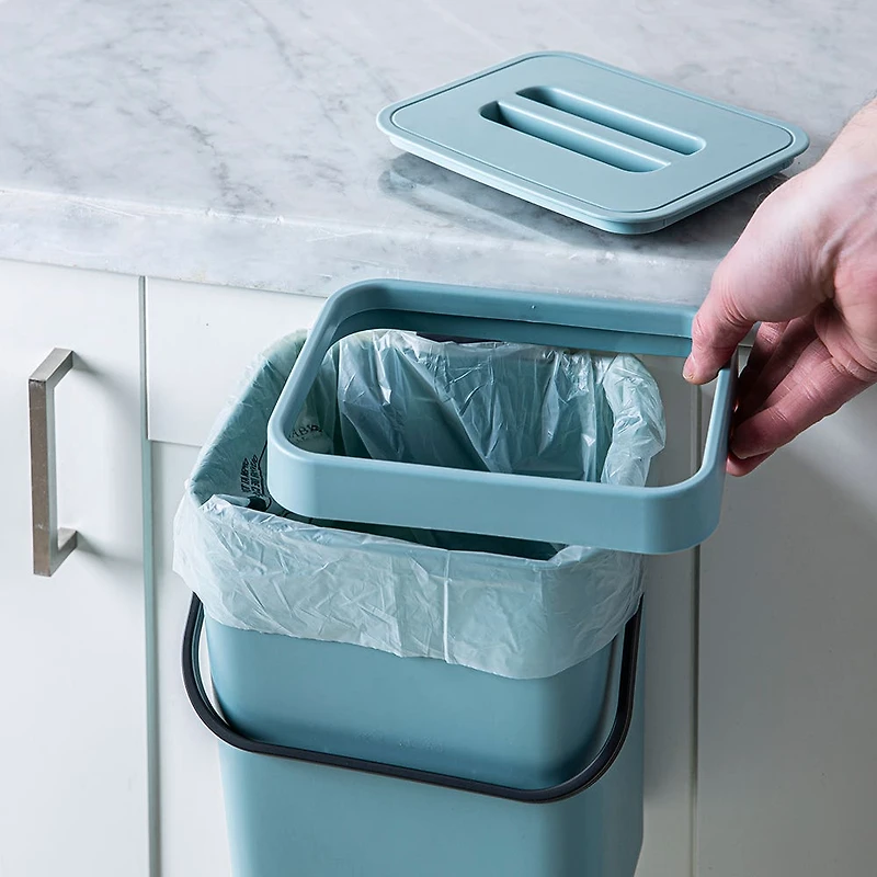 KSP Eco-Hub Hanging Plastic 5l Compost Bin (Blue)