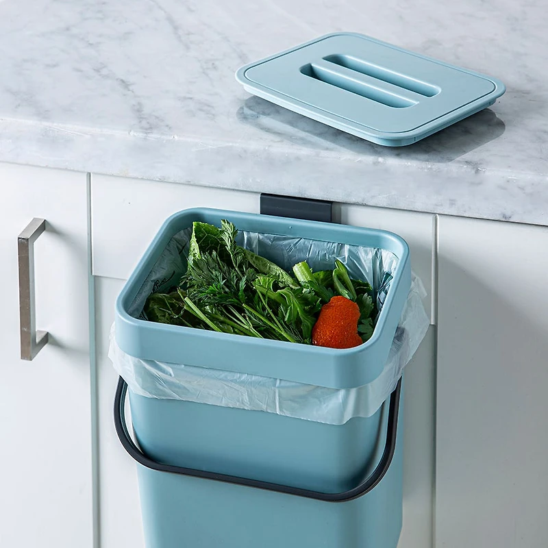 KSP Eco-Hub Hanging Plastic 5l Compost Bin (Blue)