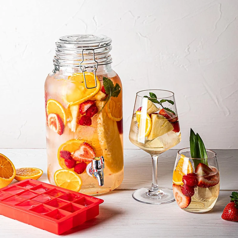 KSP Ice Cold Glass Beverage Dispenser