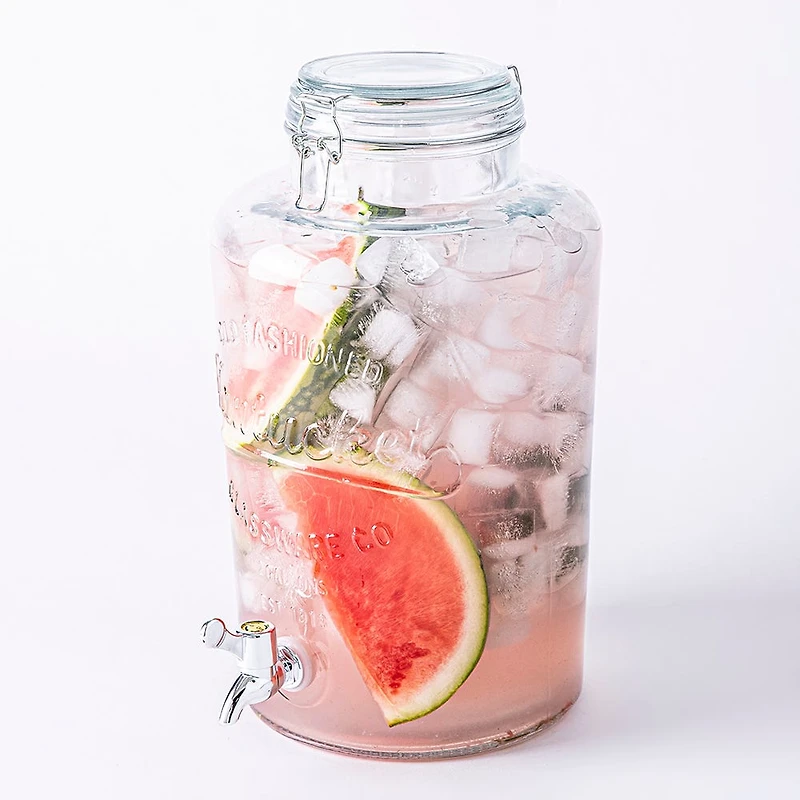 KSP Nantucket Glass Beverage Dispenser