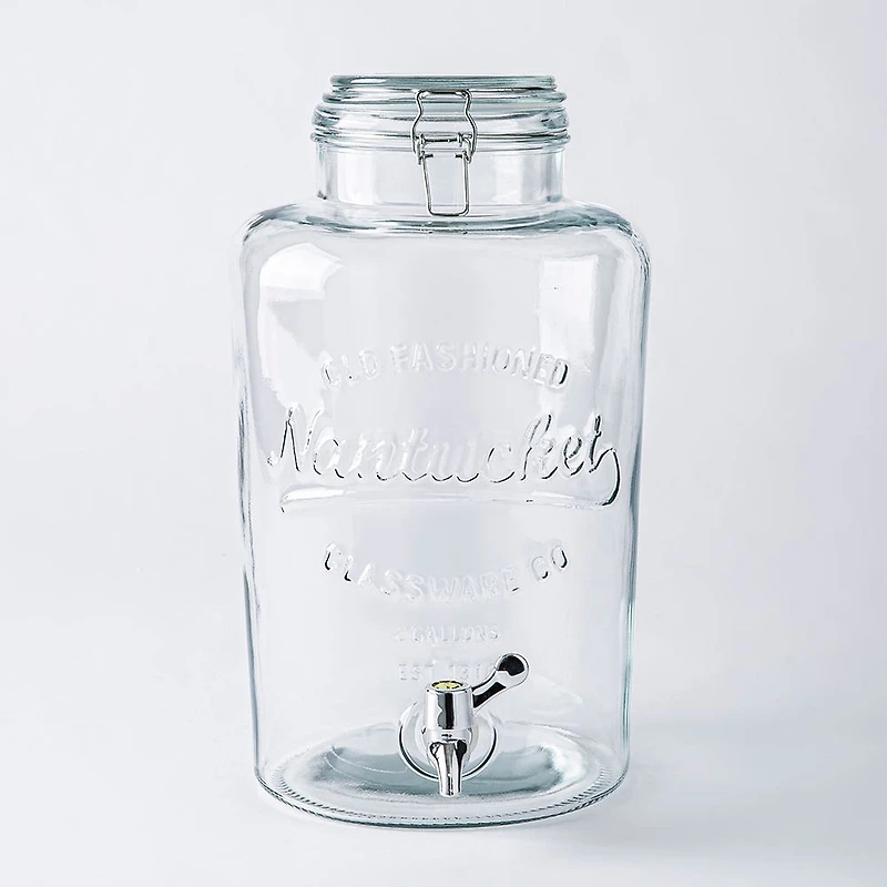 KSP Nantucket Glass Beverage Dispenser