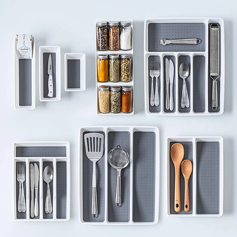 KSP Neat + Tidy Drawer Spice Bottle Organizer (15.3x5.9x1.9")