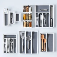 KSP Neat + Tidy Drawer Spice Bottle Organizer (15.3x5.9x1.9")