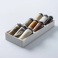 KSP Neat + Tidy Drawer Spice Bottle Organizer (15.3x5.9x1.9")