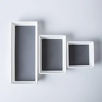 KSP Neat + Tidy Drawer Organizer Bin Wide - Set of 3
