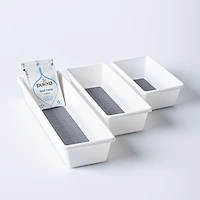 KSP Neat + Tidy Drawer Organizer Bin Narrow - Set of 3