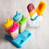 KSP Ice Pop Freezer Oval Popsicle Mold Set - Set of 6