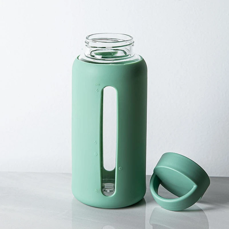 KSP Aura Glass Water Bottle with Silicone (Light