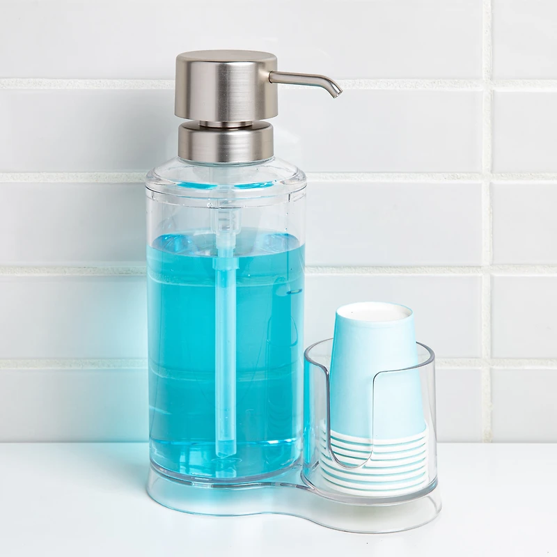 iDesign Clarity Mouthwash Caddy
