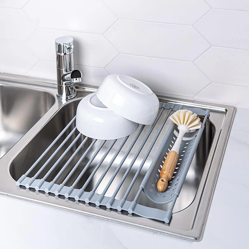 KSP SINKSMART Roll-Up Silicone Dish Drying Rack (Small)