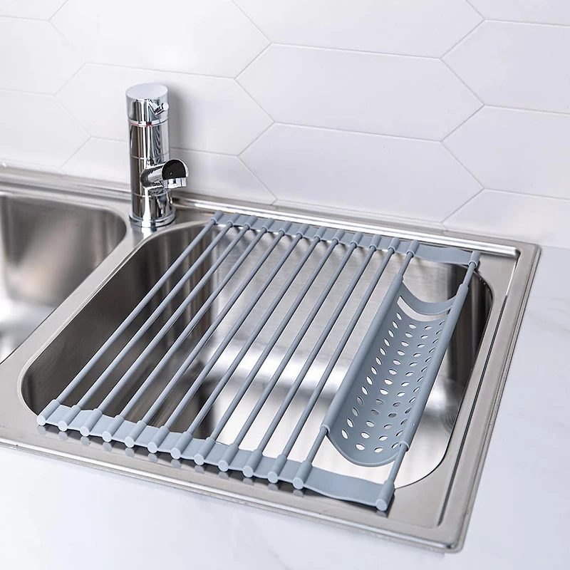 KSP SINKSMART Roll-Up Silicone Dish Drying Rack (Small)