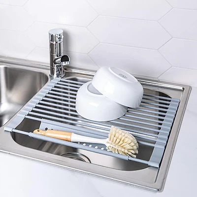 KSP SINKSMART Roll-Up Silicone Dish Drying Rack (Small)