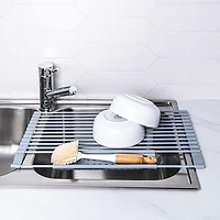 KSP SINKSMART Roll-Up Silicone Dish Drying Rack (Large)