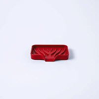 KSP Sinksmart Silicone Soap/Sponge Holder (Red)
