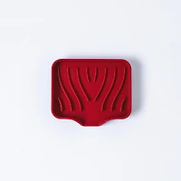 KSP Sinksmart Silicone Soap/Sponge Holder (Red)